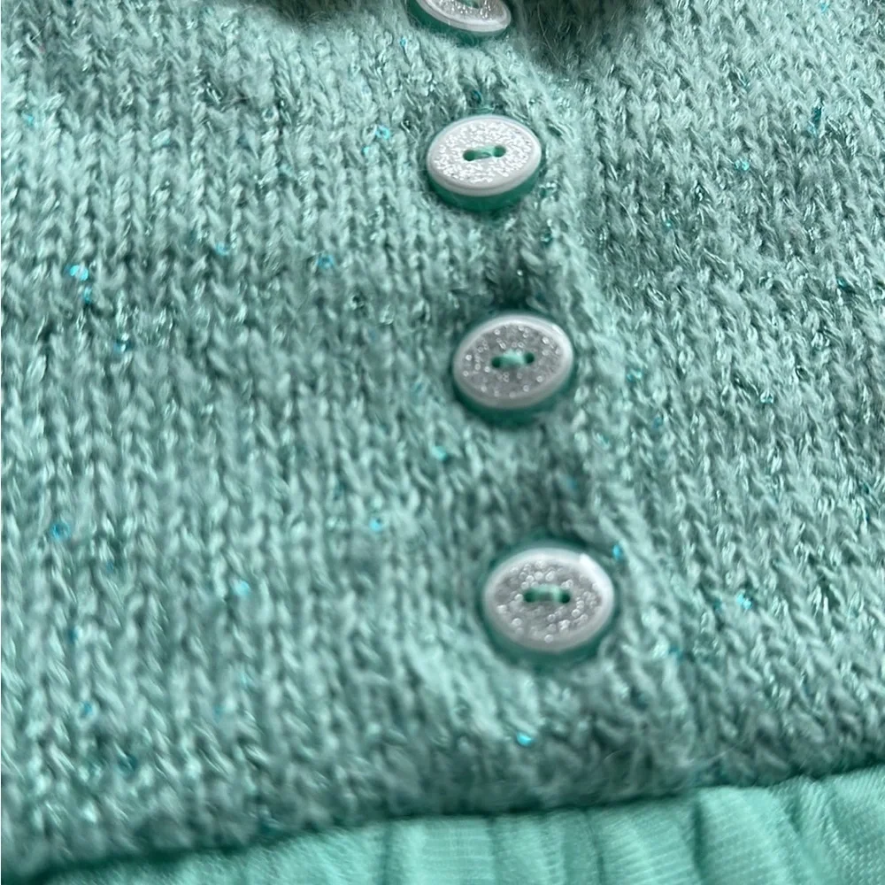 Matilda Jane nan dress friends forever 2015 aqua knit sparkle dress‎ 6-12